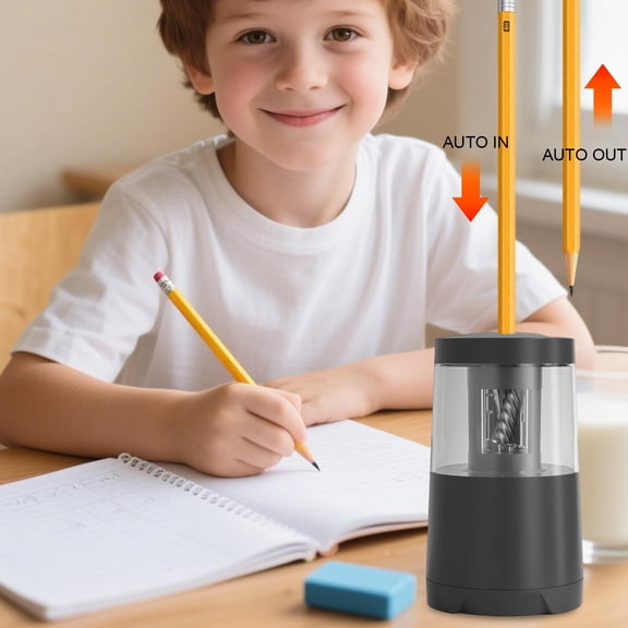 Cheapark Dual Power USB Electric Automatic Pencil Sharpener Tool Gift