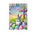 thumbnail image 1 of Cheapark Easter Garden Flag A Cute Spring Garden Flag With Double-sided Printing Featuring Bunnies Easter Eggs And Plants Suitable For Easter Decorations, 1 of 6