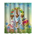 thumbnail image 1 of Cheapark Easter Shower Curtain Waterproof Bathroom Decor with Hooks No Punch Needed Spring Holiday Themed Fabric Partition Curtain, 1 of 6