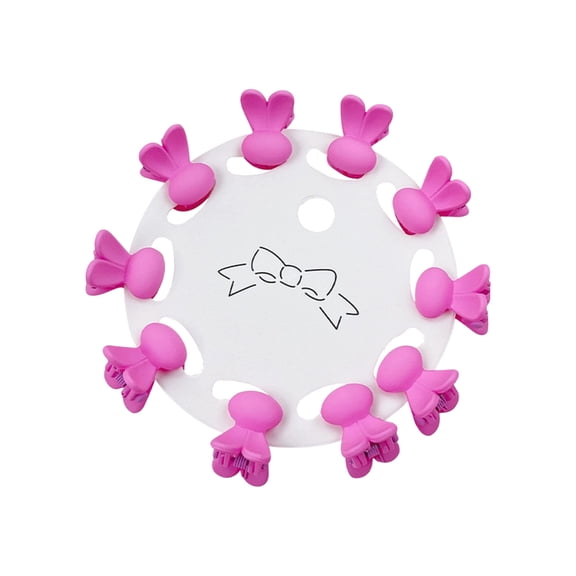 Cheapark Easter Style Hair Claw Clip Heart Mini Hair Accessory Barrettes for Spring Holiday Party and Fashion