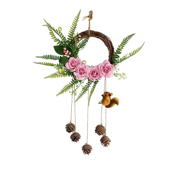 Cheapark Easter Wreath Wall Hanging Decor for Living Room Bedroom Door Interior Spring Holiday Home Decoration Accent