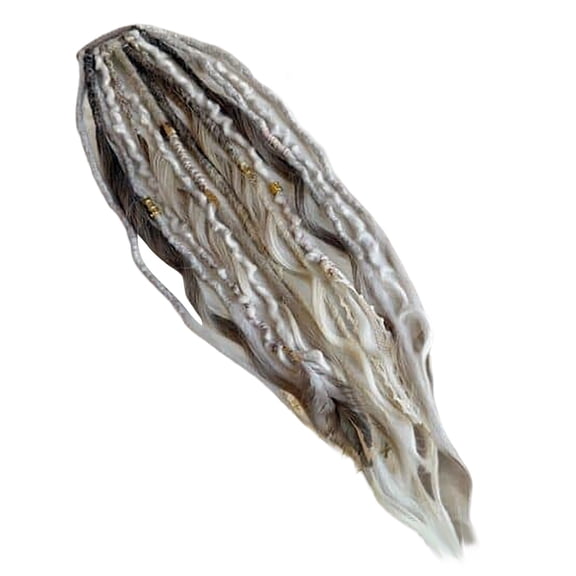 Cheapark Elastic Dreadlock Ponytail Hair Extension 50cm 2026 Fashion Daily Hair Styling Accessory Supply