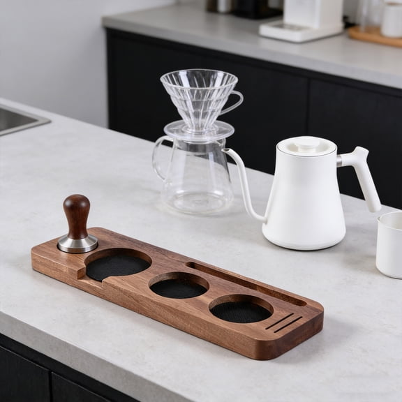Cheapark Espresso Tamper Stand Coffee Accessory Base Coffee Machine Parts Home Kitchen Cafe Bar Counter Decor Accessory