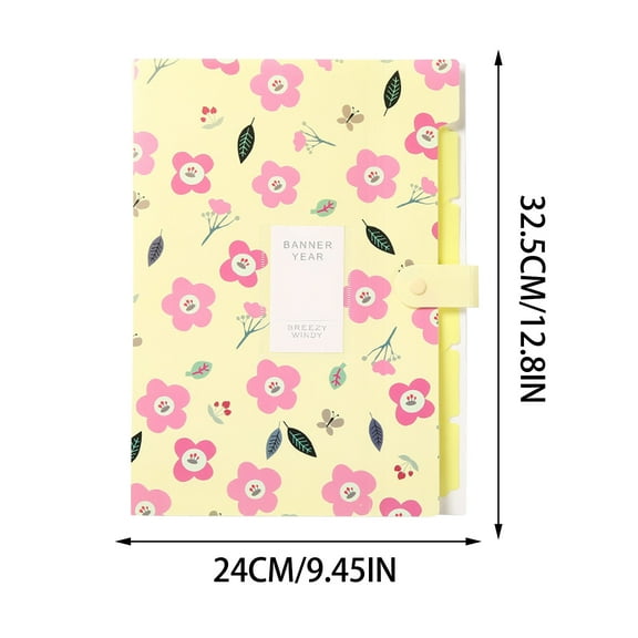 Cheapark Expanding File Folder, Cute Folders With 6 Pockets Files Folders For Documents Accordion Folder For Study Office