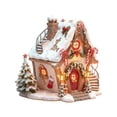 thumbnail image 1 of Cheapark Exquisite House Shaped Acrylic Christmas Hanging Decoration, Festive Cottage Ornament for Christmas Tree Display, Holiday Decor Accent for Home Mantel Party Celebration Gift, 1 of 6