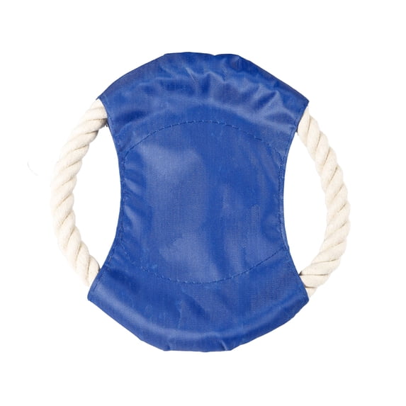 Cheapark Fabric Rope Pet Flying Disc Bite Resistant Dog Training Toy Teething Chew Toy Outdoor Interactive Play Educational Pet Supply