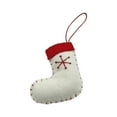 thumbnail image 1 of Cheapark Felt Christmas Cartoon Ornaments - Tree Decor with Wooden Accents, Socks Themed Small Accessories, 1 of 6