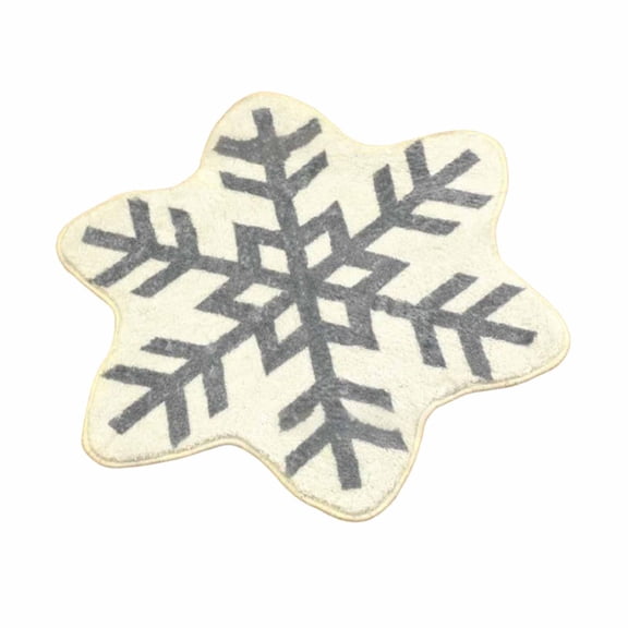 Cheapark Festive Plush Non Slip Christmas Themed Bedroom Bedside Carpet, Soft Striped Stain Resistant Floor Mat, Comfortable Tatami Rug for Home Window Side Holiday Decor Gift