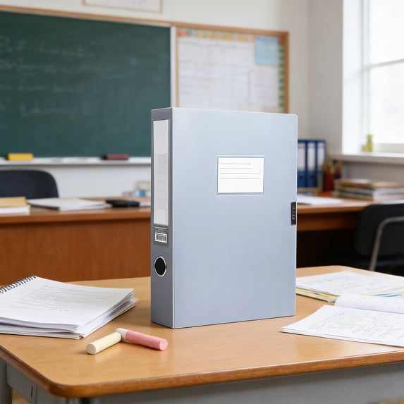 Cheapark File Box Foldable Storage Case Office Document Organizing Back ...