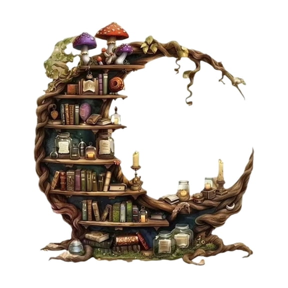 Cheapark Flat Acrylic Sun Art Desktop Ornament Bohemian Series Themed Decor for Shelf