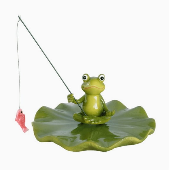 Cheapark Floating Resin Frog Figurine For Fish Pond Garden Pool And Indoor Tabletop Home Decor Gift