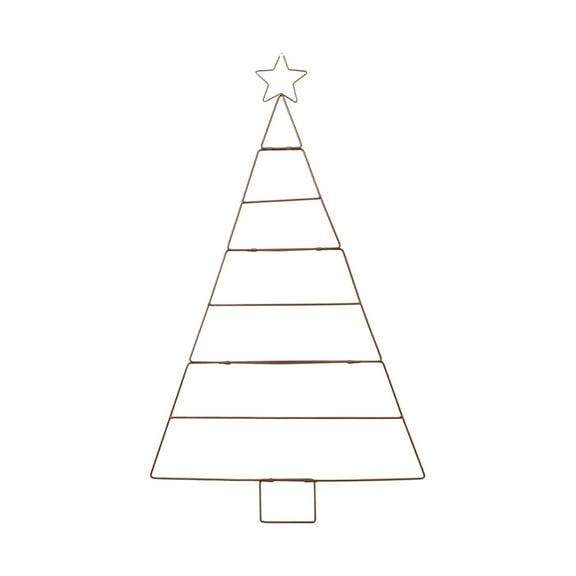 Cheapark Foldable Iron Christmas Tree Grid Frame - Wall-Mounted Punched Design, Space-Saving Decor for Home Indoor Christmas Holiday Displays