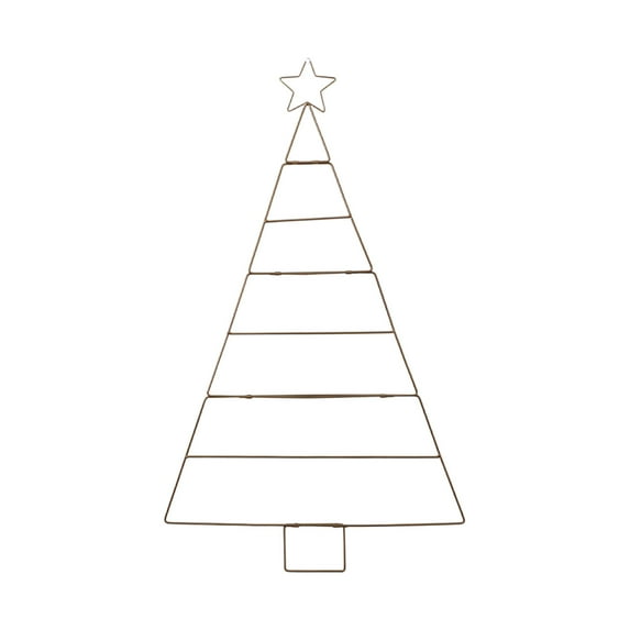 Cheapark Foldable Iron Christmas Tree Grid Frame - Wall-Mounted Punched Design, Space-Saving Decor for Home Indoor Christmas Holiday Displays