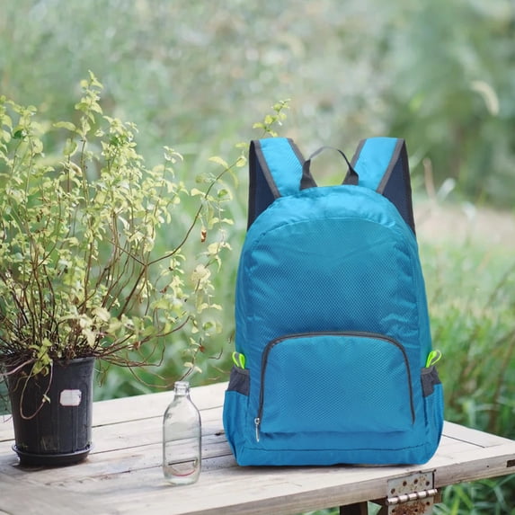 Cheapark Folding Backpack Large Capacity Lightweight Daypack Commute Travel Carry Back to School Water Resistant Shoulder Bag