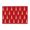 thumbnail image 1 of Cheapark Gift 12x18 Inch Winter Christmas Tree Placemats - Holiday Table Decor, Perfect for Party, Kitchen & Dining Room, 1 of 6