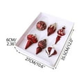 thumbnail image 1 of Cheapark Gift 6PC Christmas Plated & Painted Assorted Shape Ball Ornament Set - Shimmer Finish for Tree & Holiday Home Decor, 1 of 5