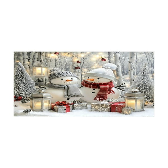 Cheapark Gift Christmas Garage Door Decorations, Banners & Backdrops, Weather-Resistant Material, Hanging Decor For Indoor Outdoor House, Lawns & Party Background