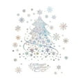 thumbnail image 1 of Cheapark Gift Christmas Stickers, Gold Snowflake Cling Decals, 3D Effect, Reusable Design, Window & Glass Decor For Christmas Storefronts, 1 of 8