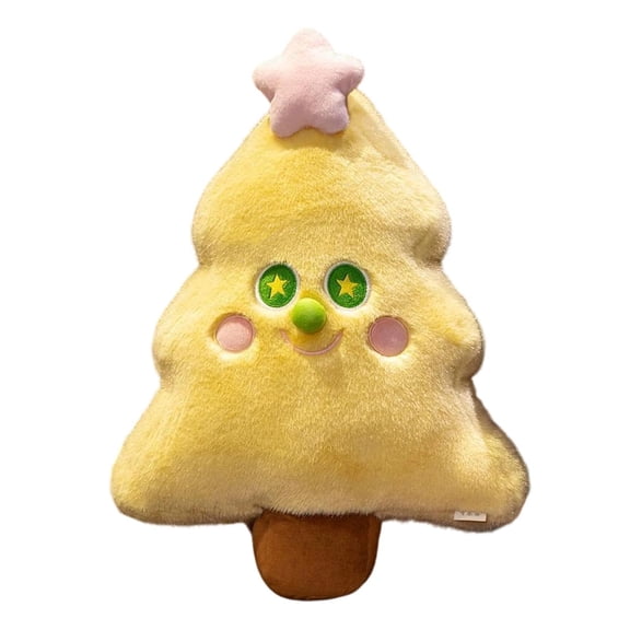 Cheapark Gift Christmas Tree Plush Pillow - Soft Flannel Stuffed Toy, Festive Couch Cushion & Holiday Gift for All Ages