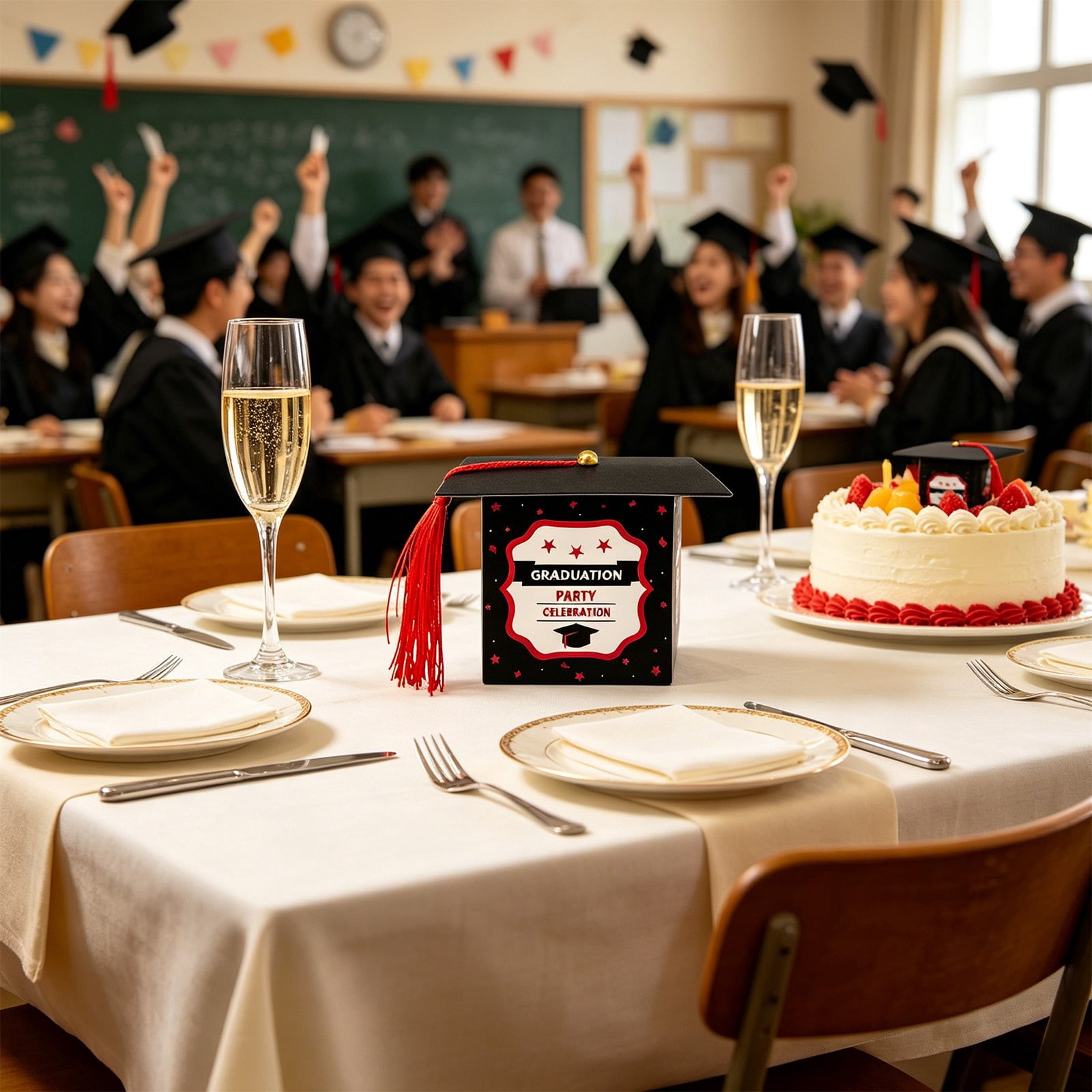 Cheapark Graduation Cap Candy Box Paper Gift Box for graduation party ...