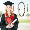 thumbnail image 1 of Cheapark Graduation Ribbon Leis Braid Color Congrats Graduates Leis Necklace And Braid Bracelets For Graduation Party, 1 of 8