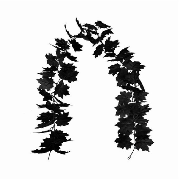 Cheapark Halloween Artificial Maple Leaf Vine Garland 69 Inch Fall Foliage Twistable Greenery Branch Mantel Railing Arch Wreath Attachment Spooky Seasonal Decor For Thanksgiving Home Layout Gift