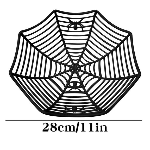 Cheapark Halloween Fruit Basket 10inch Blue Plastic Decorative Centerpiece For Party Table Candy Display Themed Serving