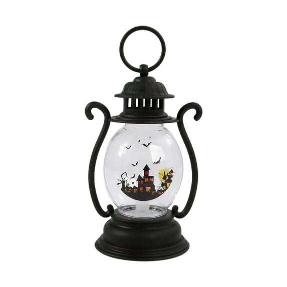 Cheapark Halloween Pumpkin Lantern With Flickering Led Candle,Vintage Mini Pumpkin Lights ，Decor Gifts Indoor Porch Garden Lantern Halloween Party Hanging Lanterns