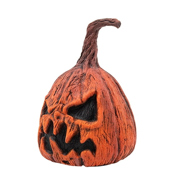 Cheapark Halloween Pumpkin Lantern Latex Material Does Not Deform, Emits Light, And Sound Pumpkin Ornament Latex Horror Pumpkin Head