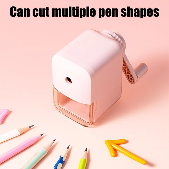 Cheapark Hand Crank Auto Feed Electric Pen Trimming Sharpener Device Gift