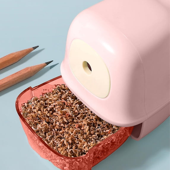 Cheapark Hand Crank Pencil Sharpener Auto Feed Anti Pinch Safe Design Gift