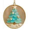 thumbnail image 1 of Cheapark Handmade Sea Glass Christmas Tree Ornaments Decorations Pendants For Holiday Decor And Family Gathering Gift Exchange, 1 of 2