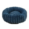 thumbnail image 1 of Cheapark High Pile Plush Round Pet Bed Kennel Mat Extra Warm Dog Cat Bed with Raised Edge for Small Medium Pets, 1 of 6