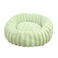 thumbnail image 1 of Cheapark High Pile Plush Round Pet Bed Kennel Mat Extra Warm Dog Cat Bed with Raised Edge for Small Medium Pets, 1 of 6