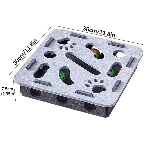 Cheapark Interactive Pet Digging Puzzle Toy - Construction Scene Indoor Game for Dogs Cats - Mental Stimulation Exercise Toy with 2 Random Color Balls