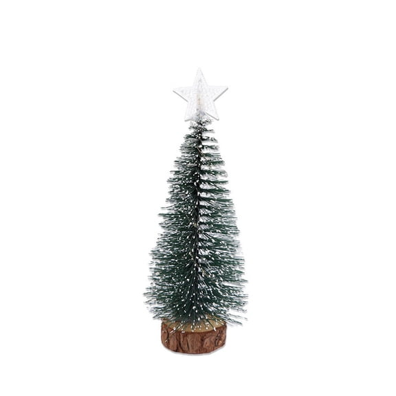 Cheapark LED Colorful Mini Christmas Needle Tree - Small Desktop & Window Decor, Festive Holiday Gift for Home & Office Displays