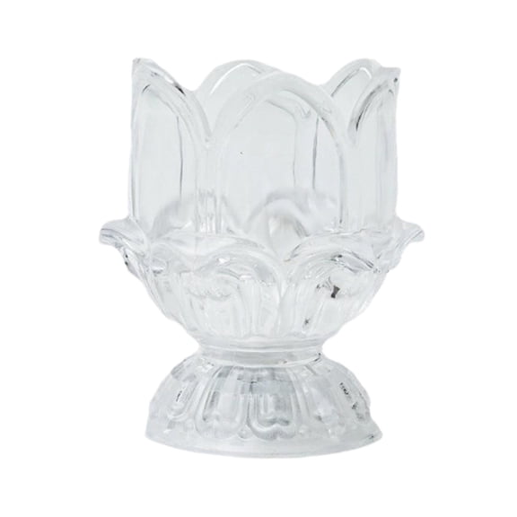 Cheapark LED Lotus Candle Light Mini Electronic Flameless Candle Ambient Light for Home Festival Room Decor