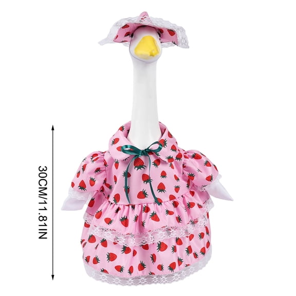 Cheapark Large 23-Inch White Easter Goose Porch Decoration Outdoor Yard Holiday Decor For Spring Garden Patio