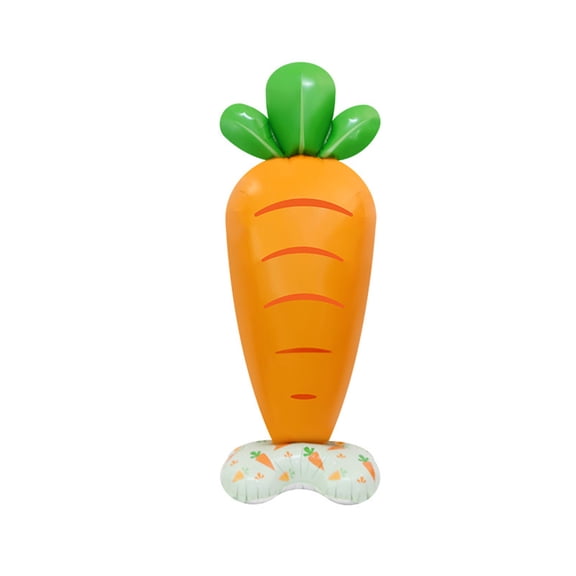 Cheapark Large Easter Carrot Standing Balloons Set of 2 Huge 61 inches Tall Suitable for Easter Party Decorations Outdoor Indoor Photo Prop