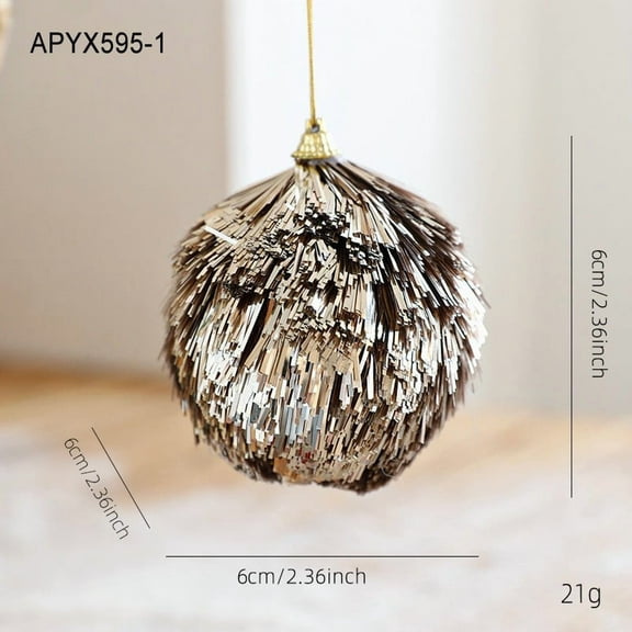 Cheapark Large Pinecone Christmas Pendant - Natural-Looking Decor, Ideal for Trees, Wreaths, Mantels & Rustic Holiday Styling