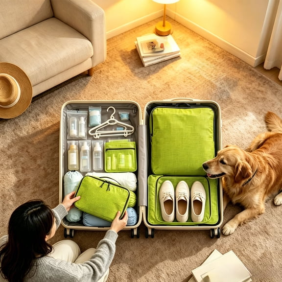 Cheapark Large Size Manual Compression Sorting Storage Bag Gift