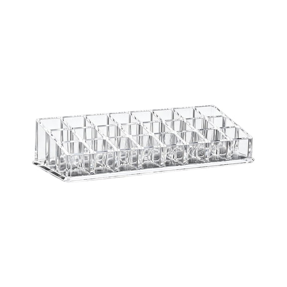 Cheapark Lipstick Organizer Lip Gloss Storage Box 24 Slots for Vanity Counter Bathroom Bedroom Cosmetic Makeup Storage Holder Gift
