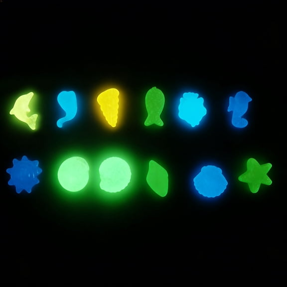 Cheapark Luminous Ocean Animal Pebble Stone For Fish Tank And Garden Landscape Layout Decor Gift