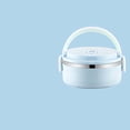 thumbnail image 1 of Cheapark Lunch Box Container, Portable Stainless Steel Blue Thermal Insulated Rice Noddles Lunch Box Food Container, 1 of 8