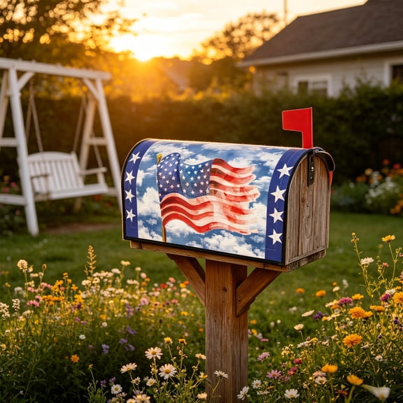 Cheapark Magnetic Mailbox Cover Protective Sleeve Holiday Outer Decor Gift