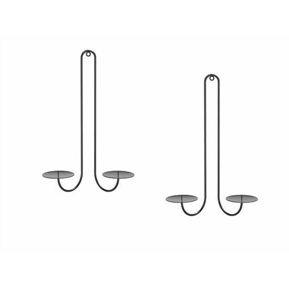 Cheapark Modern Metal Wall Candle Sconces Wall-Mounted Candle Holders Gift Stylish Hanging Decor for Living Rooms Farmhouse Cott ages