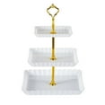 thumbnail image 1 of Cheapark Multi Layer Candy Fruit Tray Wedding Home Living Room Snack Dessert Display Rack Three Layer Serving Organizer, 1 of 6