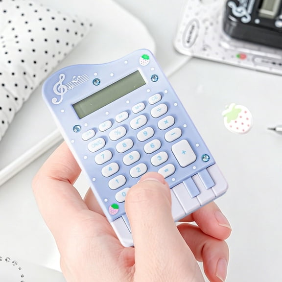 Cheapark Musical Note Shaped Household Desktop Calculator Gift