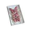 thumbnail image 1 of Cheapark New Christmas Butterfly Decor - Glittery Faux Mesh Hollow Clip Pendants For Christmas Tree Hanging, Festive Holiday Ornament, 1 of 6