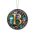 thumbnail image 1 of Cheapark Personalized Letter Christmas Ornaments - Customized Initial Name Decor for Family Souvenirs & Gifts, 1 of 4